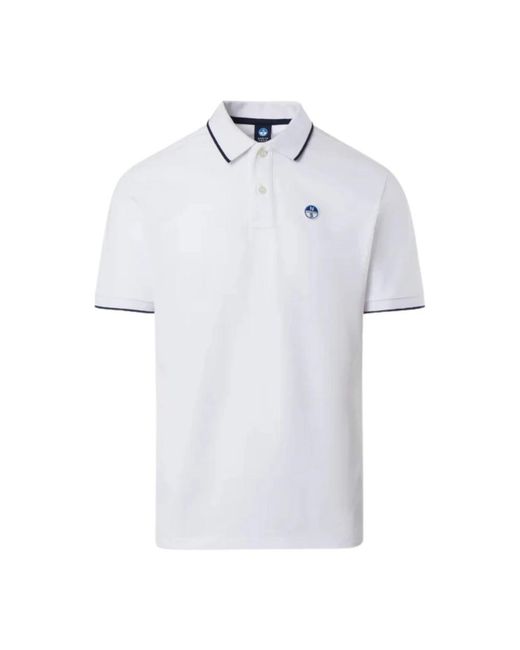 North Sails White Polo Shirts for men