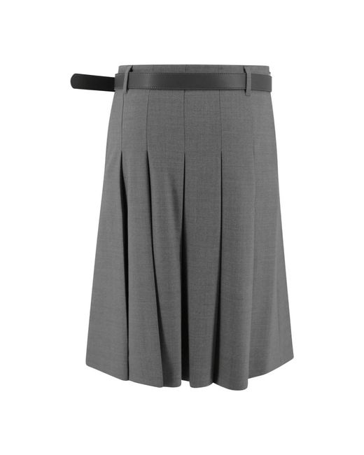 Short Skirts Max Mara de color Gray