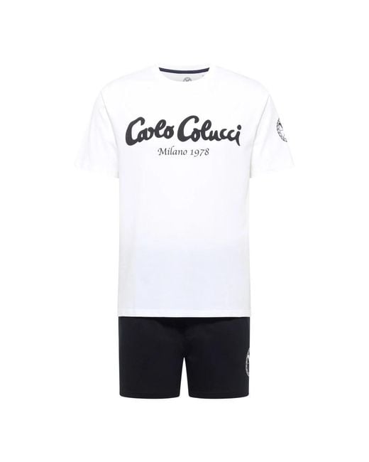 carlo colucci White Pyjamas for men