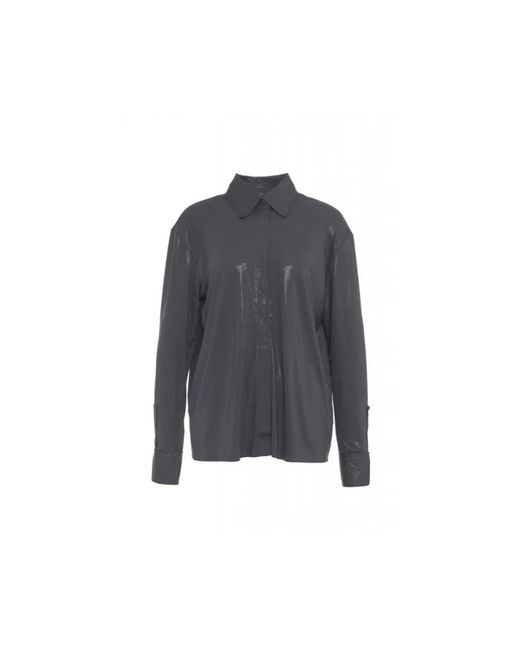 Norma Kamali Gray Shirts