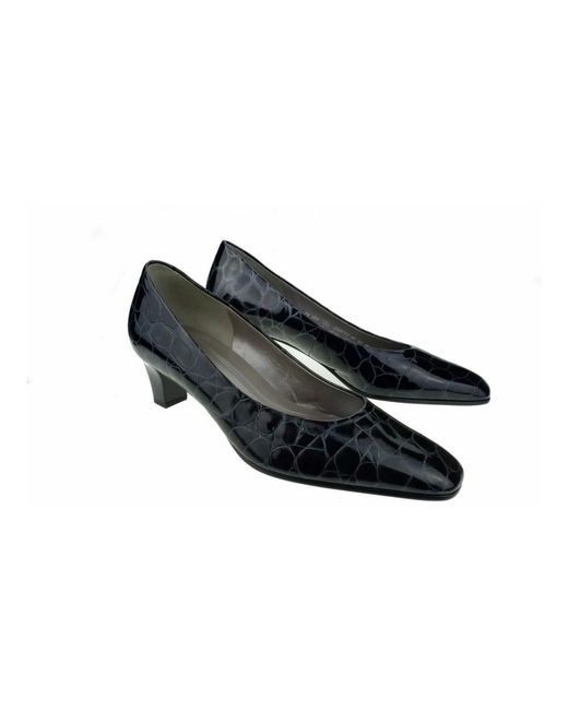 Gabor Black Leder pumps
