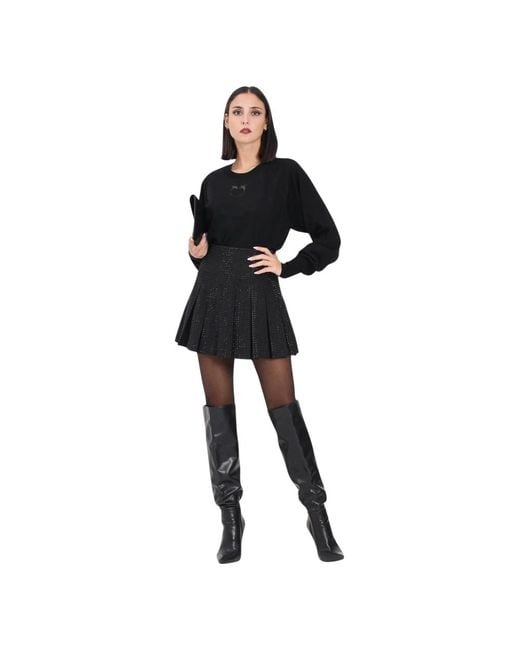 Pinko Black Short Skirts
