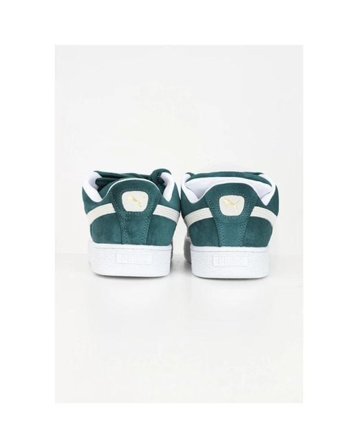 Sneakers in camoscio verde di PUMA in Green da Uomo