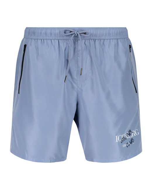 Iceberg Zwemshorts in het Blue voor heren