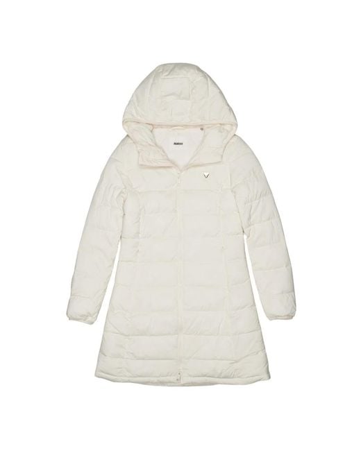 Guess White Parkas