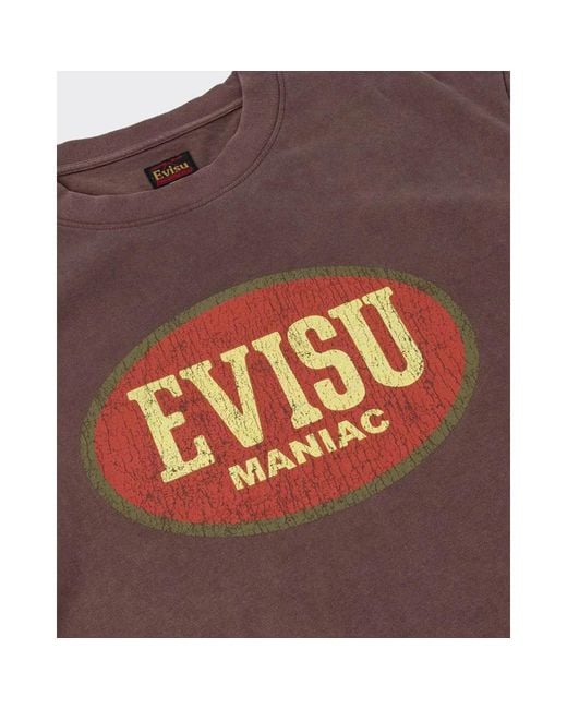 Evisu Brown T-Shirts for men