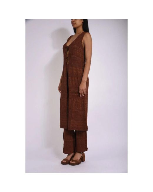 Cardigans Akep de color Brown