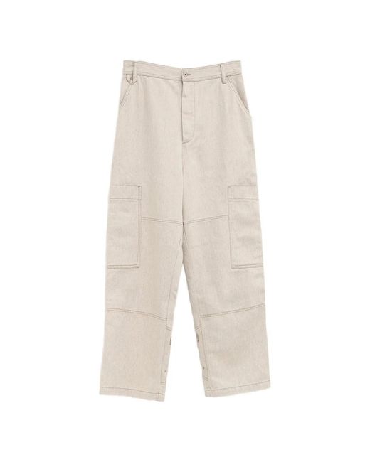 Jacquemus Natural Wide Trousers for men