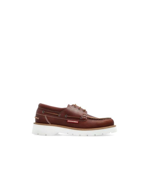 DSquared² Brown Sailor Shoes for men