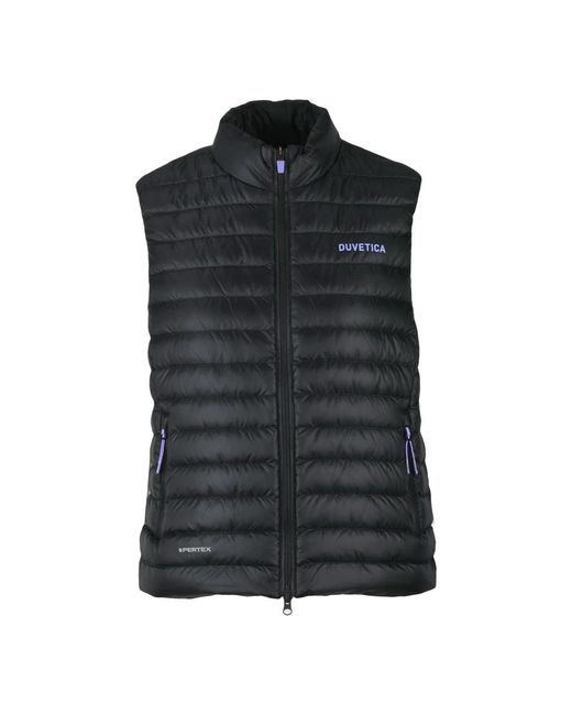 Duvetica Black Waistcoats