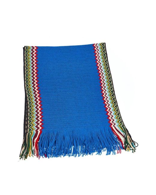 Missoni Blue Winter Scarves for men