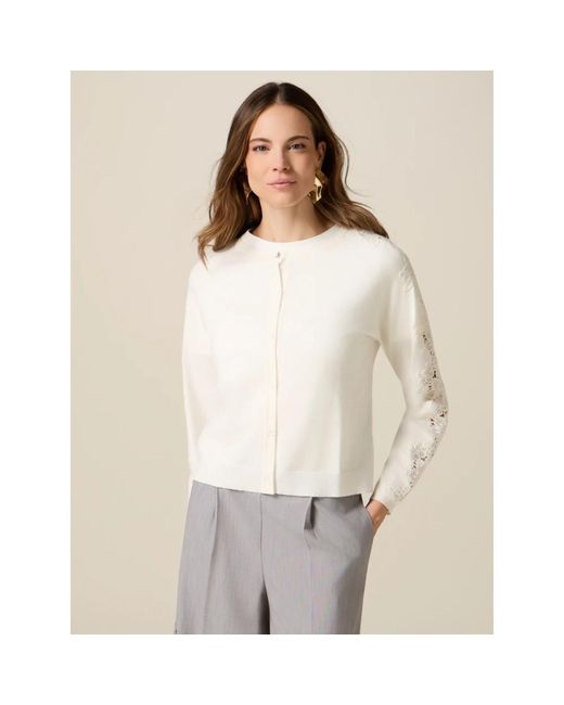 Cardigans Oltre de color White