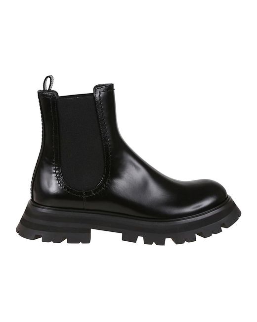 Ankle boots Alexander McQueen de color Black