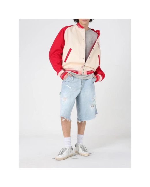 Golden Goose Deluxe Brand Zerrissene Denim-Shorts in Blue für Herren