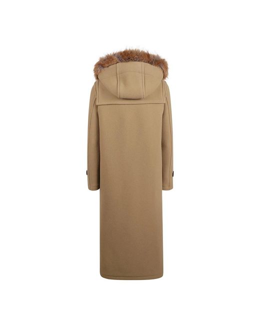 Burberry Natural Faux Fur & Shearling Jackets