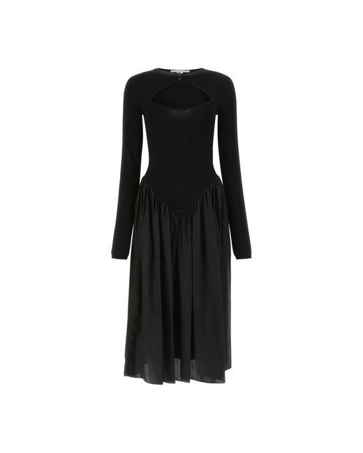 Stella McCartney Black Midi Dresses