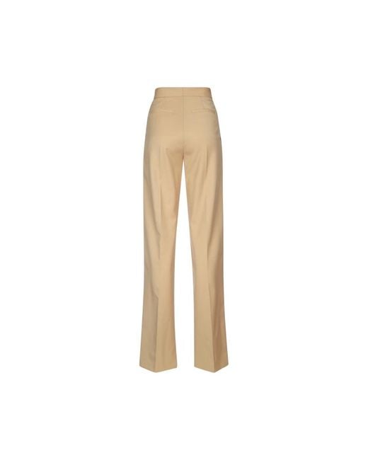 Elisabetta Franchi Natural Wide Trousers