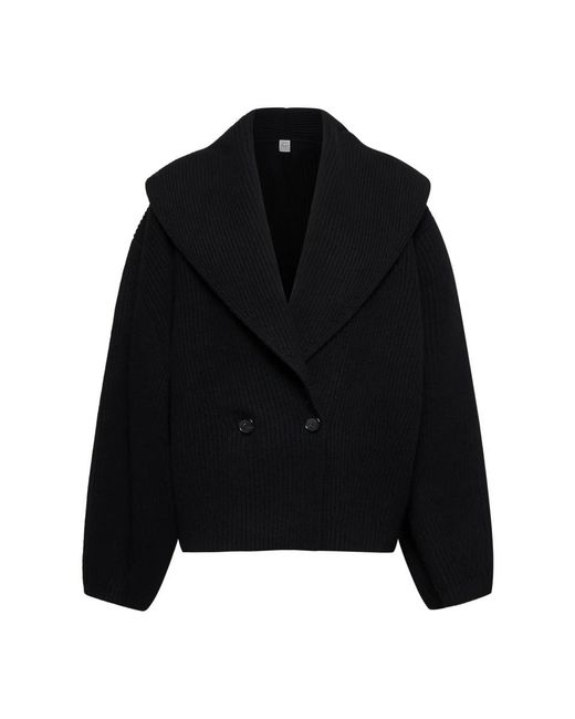 Totême Black Cashmere Knitwear