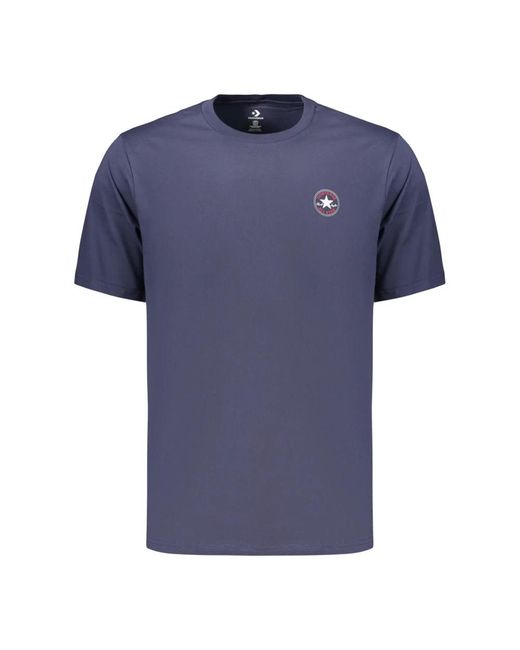 Converse Chuck Patch T-Shirt in het Blue voor heren