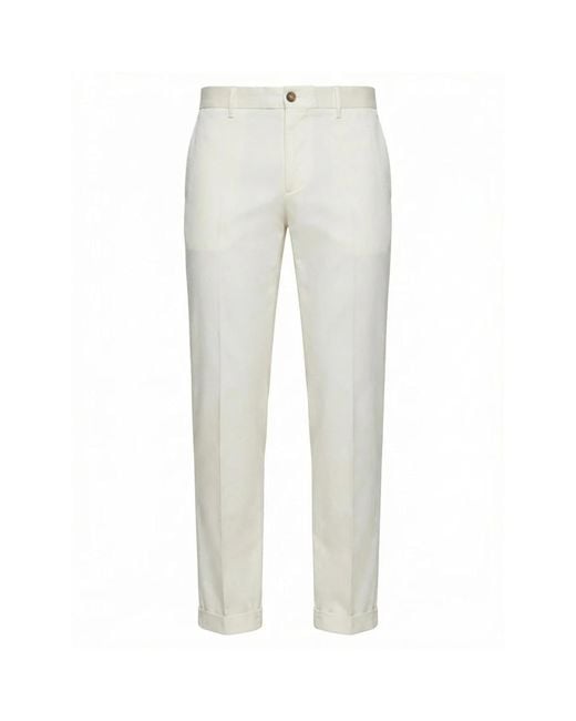 Peserico Gray Chinos for men