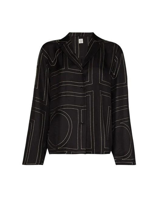 Nightwear & lounge > pyjamas Totême  en coloris Black