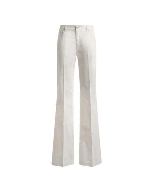 Wide Trousers Etro de color White