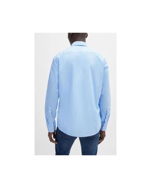 Boss Blue Formal Shirts for men