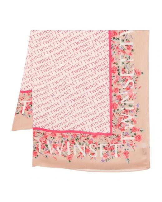Twinset Pink Scarves