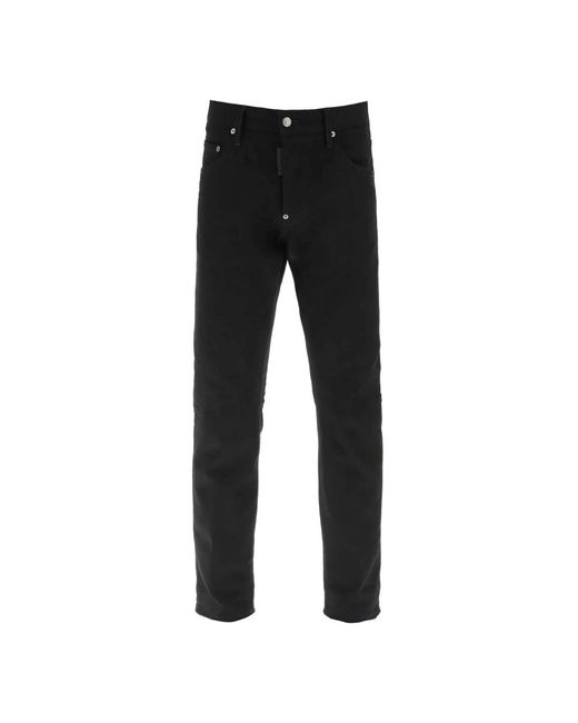 Jeans slim fit neri di DSquared² in Black da Uomo