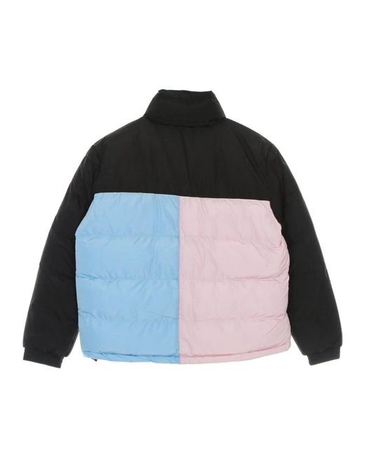 Karlkani Jassen ,Veelkleurig ,Polyester Omkeerbare Blok Pufferjas Voor in het Black