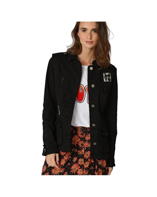 Five Jeans Veste Liberty in het Black