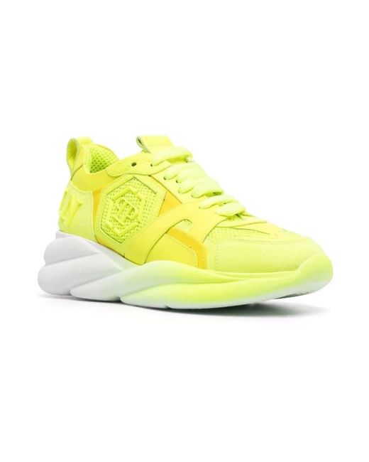 Philipp Plein Yellow Sneakers