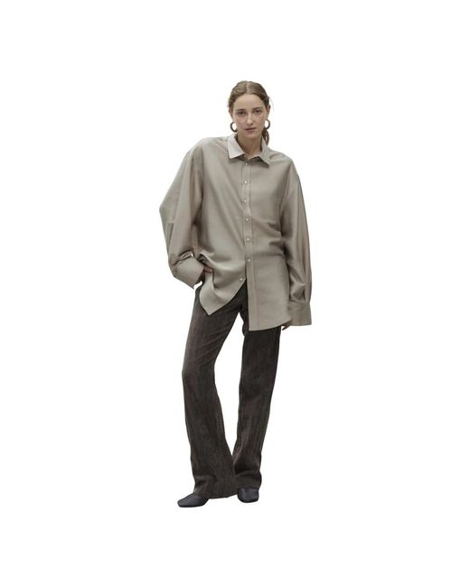 Alysi Oversized Shirt in het Gray