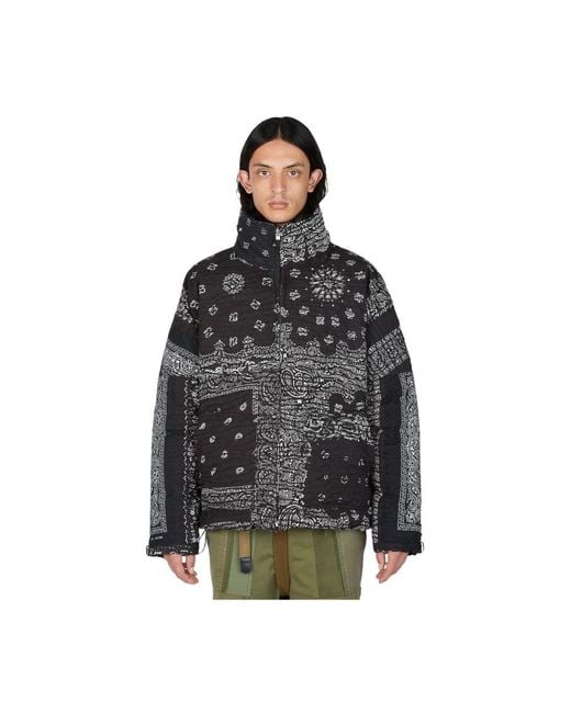 Children of the discordance Black Down Jackets for men
