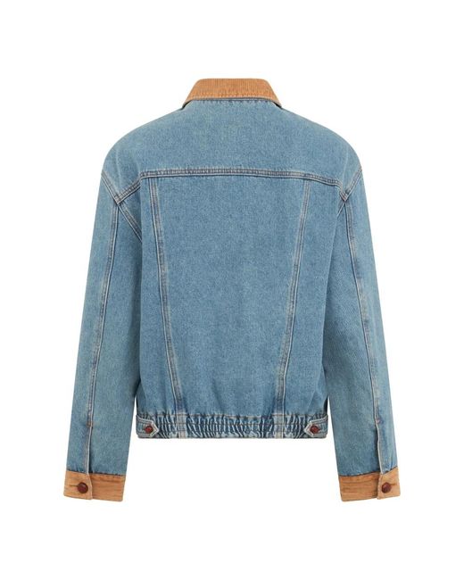 Philosophy Di Lorenzo Serafini Blue Denim Jackets