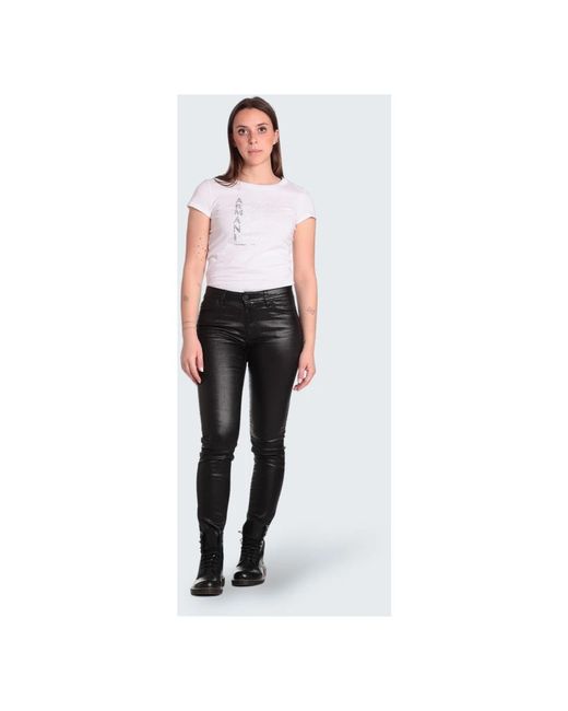Trousers > slim-fit trousers Armani Exchange en coloris Black