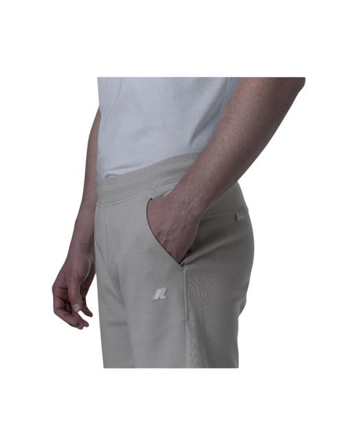K-Way Gray Casual Shorts for men