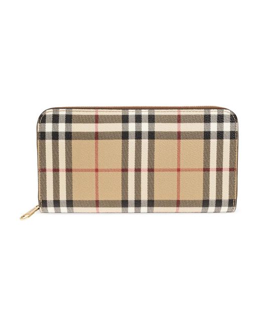 Wallets & Cardholders di Burberry in Natural