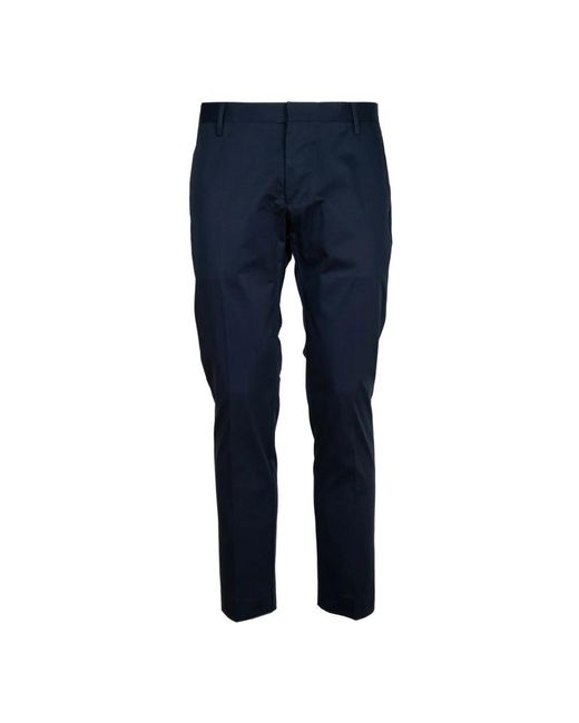 Entre Amis Blue Suit Trousers for men