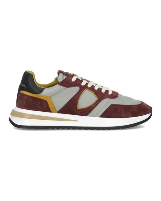Philippe Model Schoenen ,Veelkleurig ,Katoen Sneakers Tropez 2.1 Running in het Multicolor voor heren