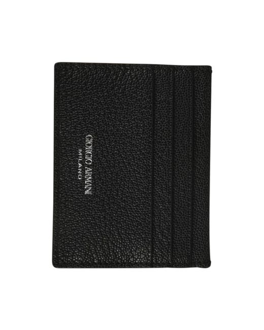 Wallets & Cardholders di Giorgio Armani in Black da Uomo