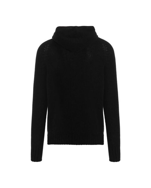 Ma'ry'ya Black Hoodies for men
