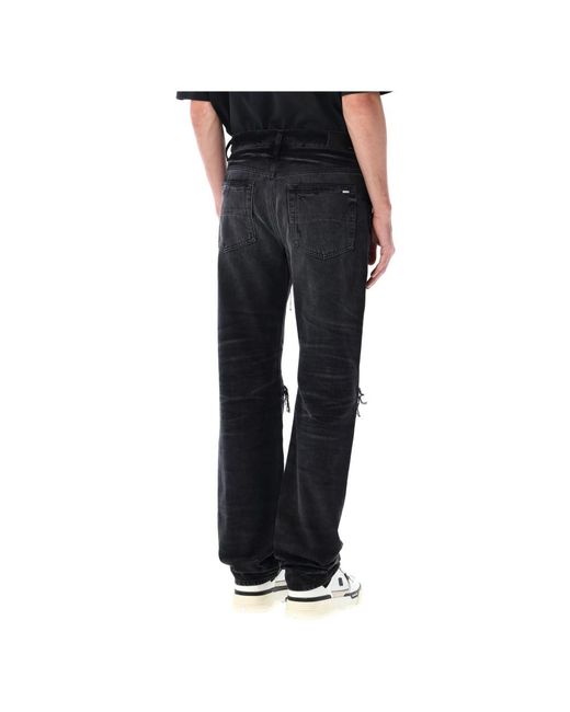 Amiri Black Straight Fit Jeans for men