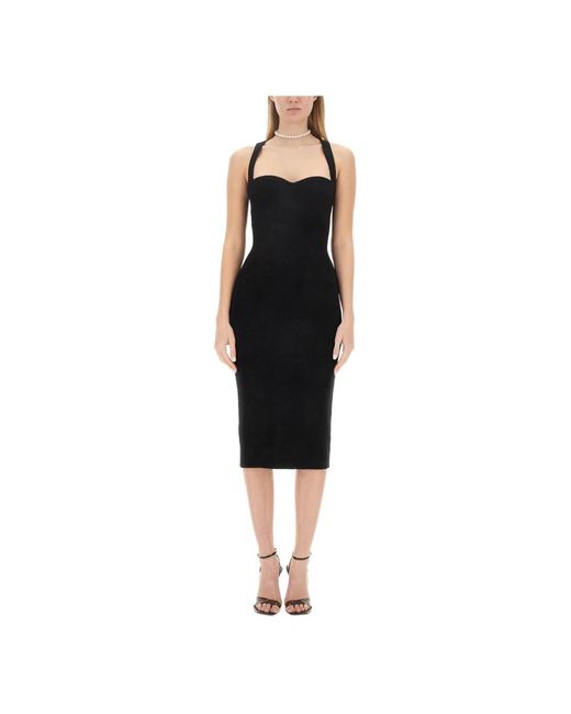 Philosophy Di Lorenzo Serafini Black Midi Dresses