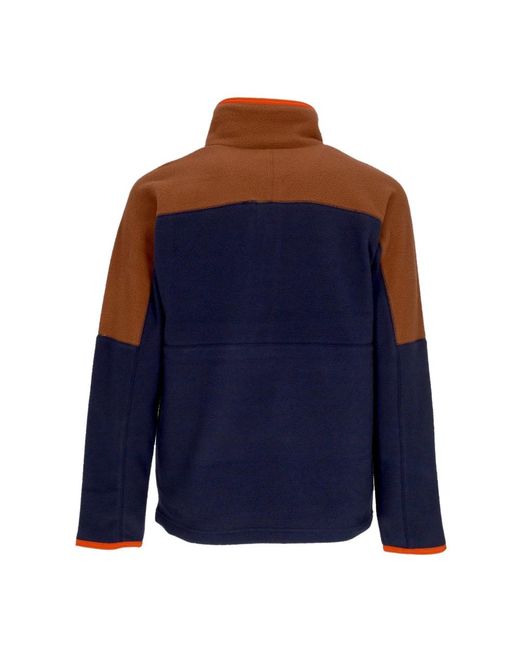 COTOPAXI Fitness ,Blauw ,Polyester Half-Zip Fleecejas Met Hoge Kraag in het Blue voor heren