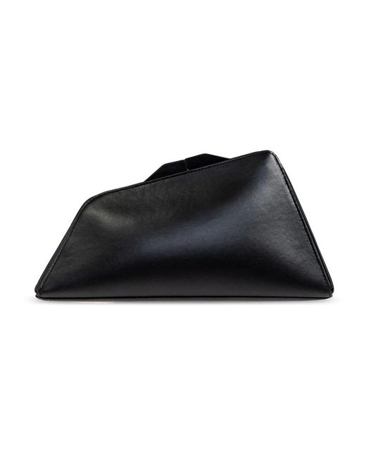 The Attico Black Leder Clutch