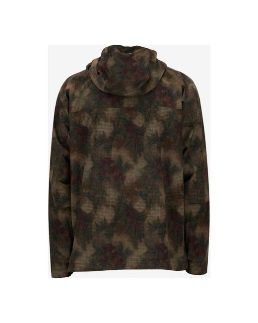 Herno Tropical Pattern Ripstop Parka in het Green voor heren