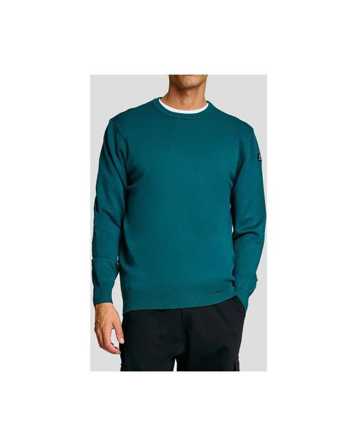 Suns Green Round-Neck Knitwear for men