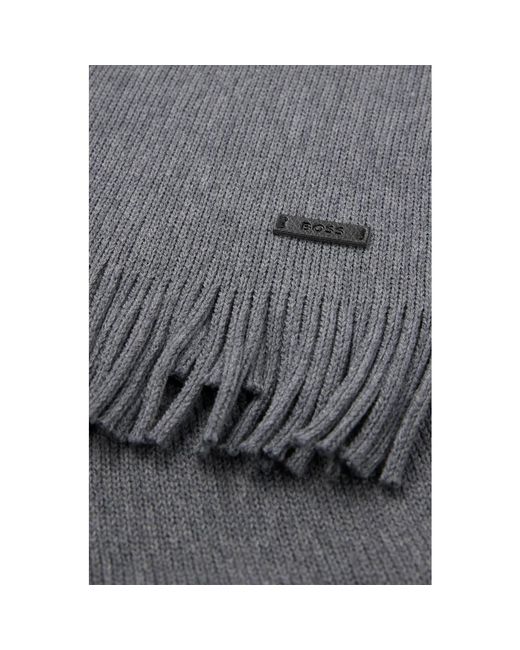 Boss Gray Winter Scarves