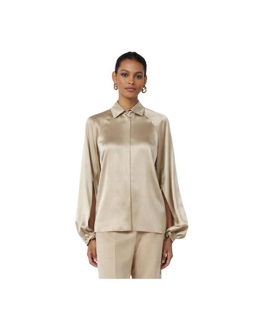 Max Mara Overhemden ,Shirts in het Natural